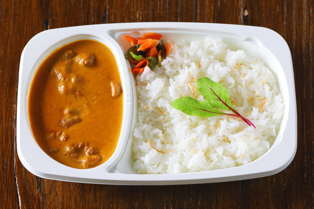 Karuizawa Monzen Yoshoku Fujiya Togo Menu Butter Chicken Curry Bento