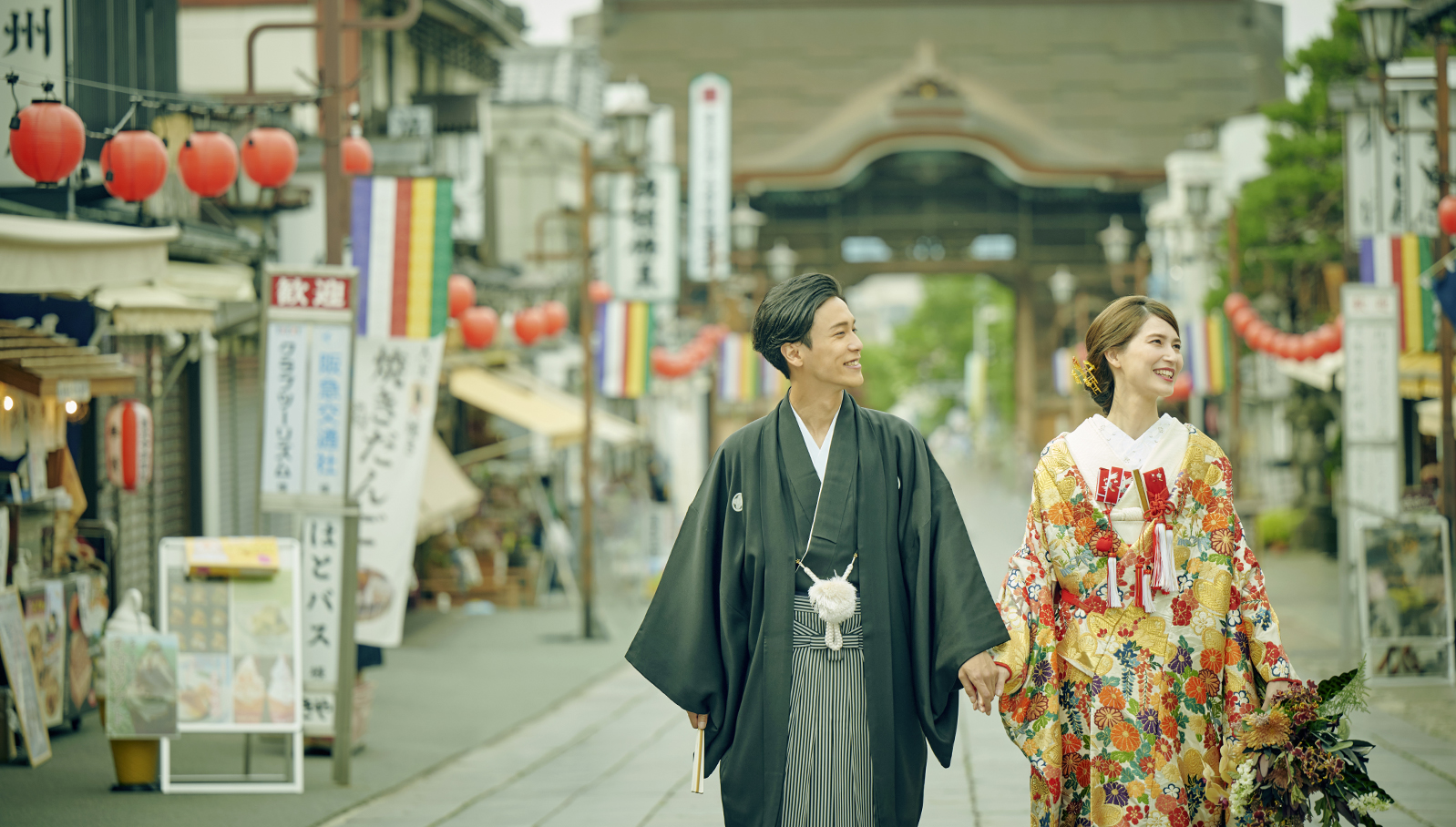 善光寺での結婚式